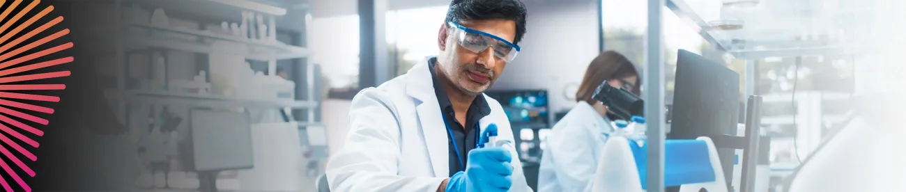 A man in a lab